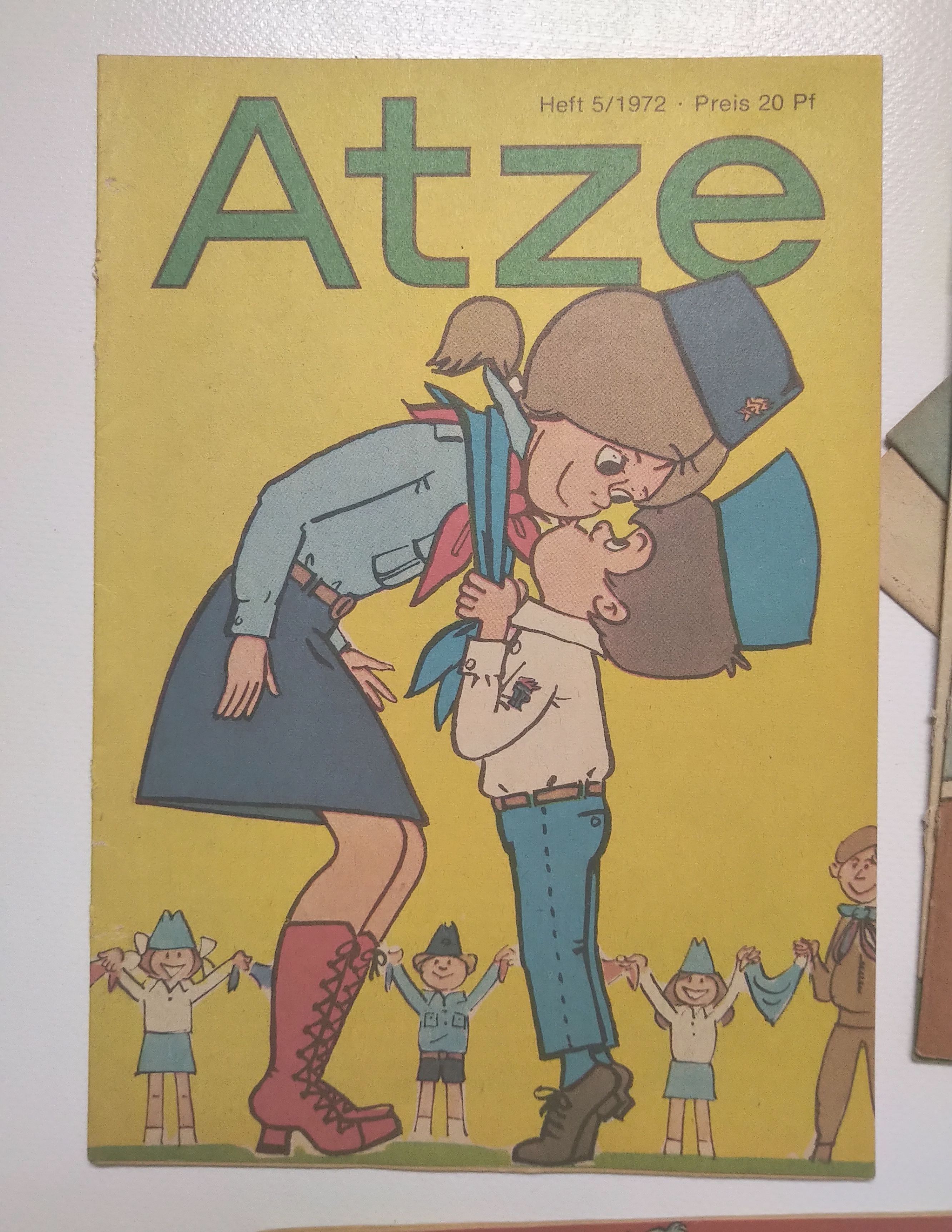Atze 12 Hefte Jahrgang 1972 Kinder Comic DDR Atze 12 Hefte Jahrgang 1972 Kinder Comic DDR