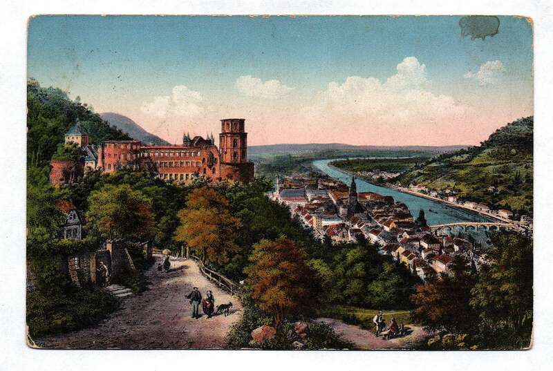 Ak Heidelberg Baden-Württemberg 1914