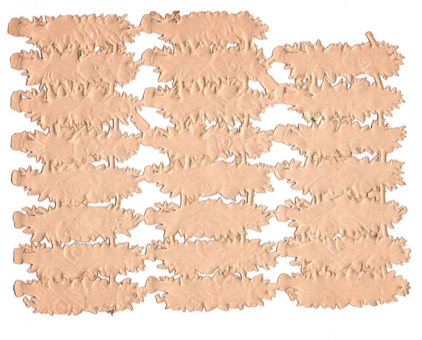 Oblaten Bogenteile No 999 Blumen Hände Taube 