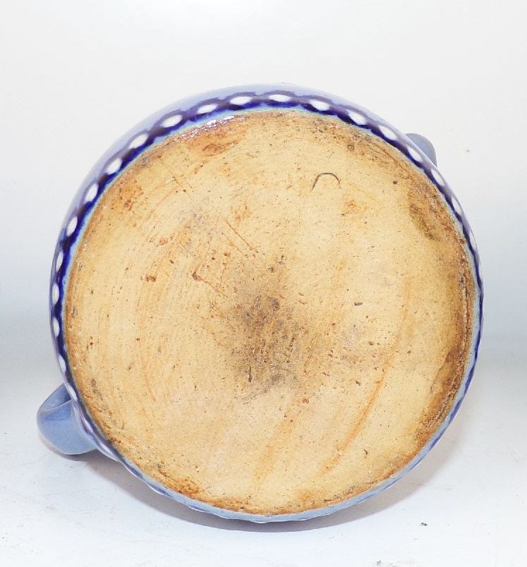 Alte Kanne Krug Keramik 3 Stück Milch Sahne Kännchen schönes Dekor 