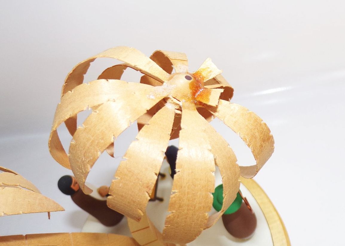 Alte Spieluhr DDR Weihnachten Jesus Geburt Heilige drei Könige Spieldose 