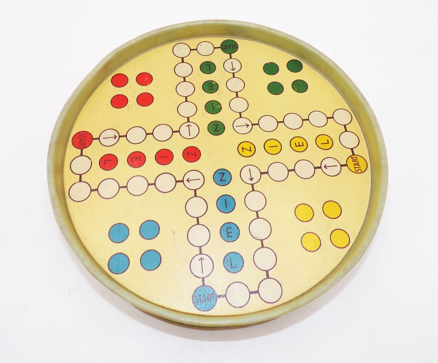 Alles unter einen Hut Würfelspiel 1958 DDR Brettspiel Dose Alles unter einen Hut Würfelspiel 1958 DDR Brettspiel Dose