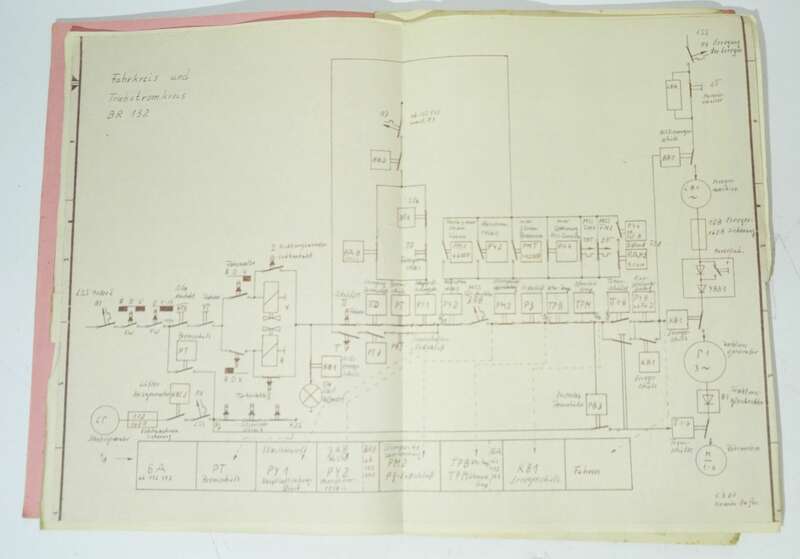 Störungspläne für Triebfahrzeuge BR 132 Deutsche Reichsbahn 1982