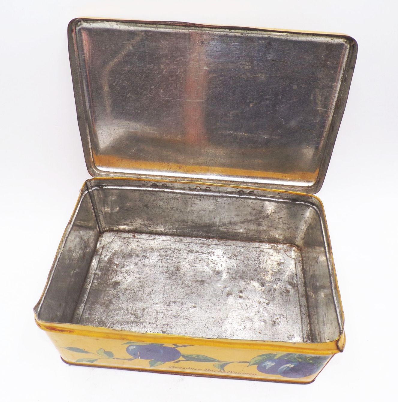 Alte Dose Dresdner Backpflaumen Bernhard Jülich u Sohn Dresden Blechdose Alte Dose Dresdner Backpflaumen Bernhard Jülich u Sohn Dresden Blechdose