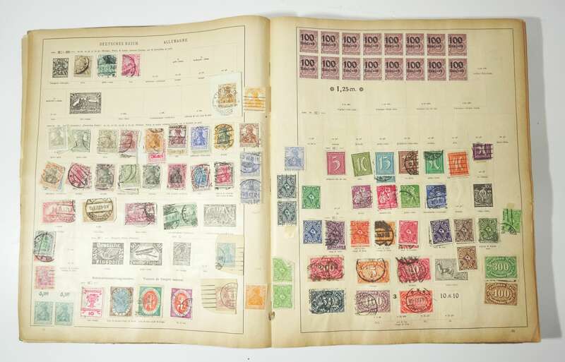 Schwaneberger Briefmarkenalbum Union Ausgabe 1924 Briefmarken