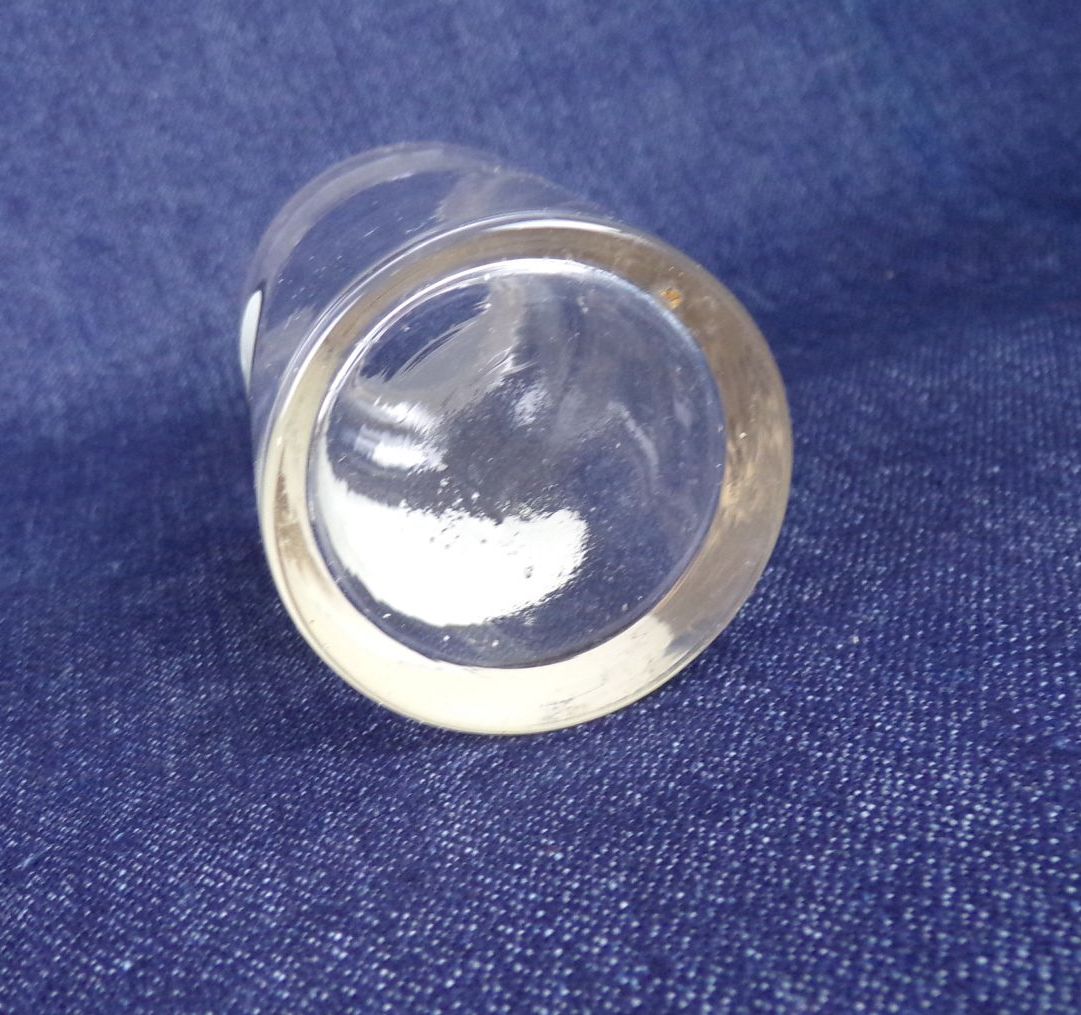 Alte Flasche Apothekergefäß Vanille Vorratsgefäß Antik Glas Dekoration 