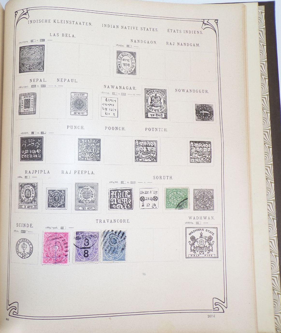 Schwaneberger Vordruck Alben Band 1 und 2 mit Briefmarken 