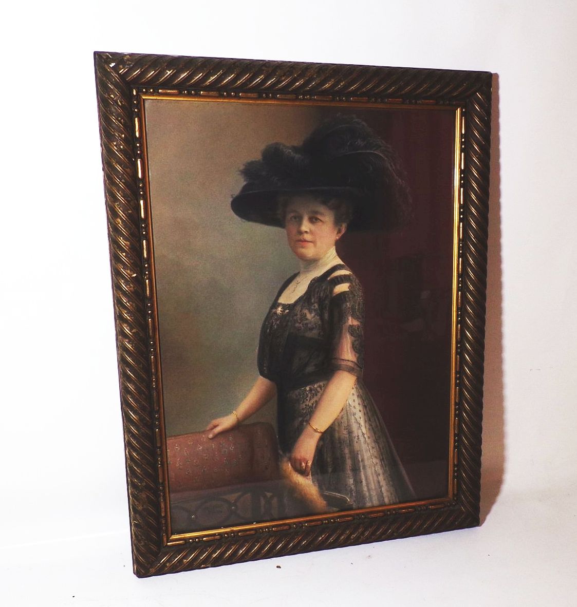 Alte Fotografien Persönlichkeiten Adel 1910 Bilderrahmen Ordensspange Foto Müller Breslau