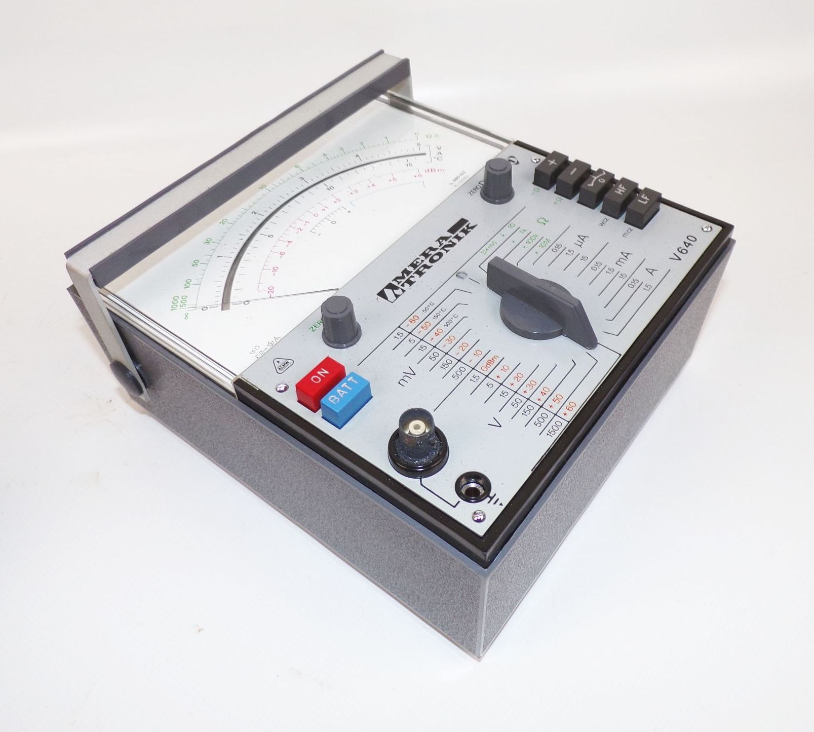 Mera Thronik Elektronisches Multimeter altes Messgerät tragbar 