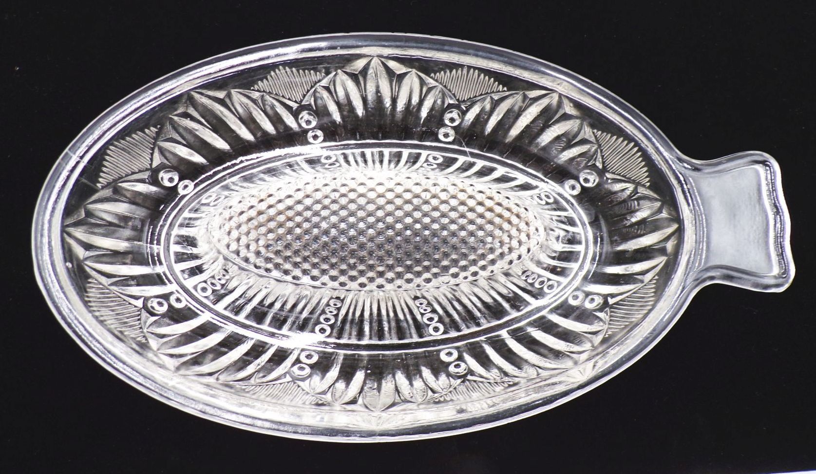 Alte Aspik Form Glas Sülze Gelee Vintage