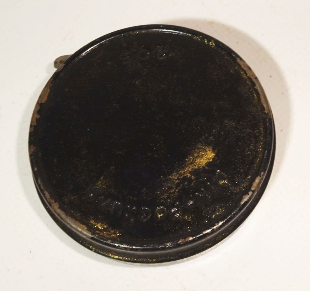 Erdal Blechdose Froschfett Lederfett Werner Mertz Mainz 1930er 