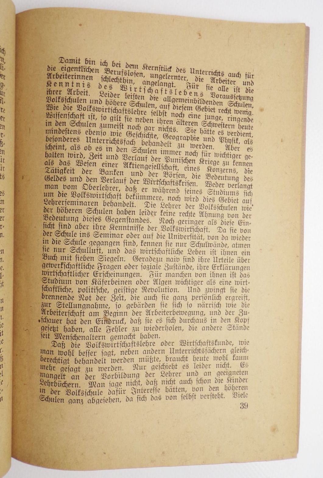 Die Schule der arbeitenden Jugend Johannes Schult 1922 Erstausgabe