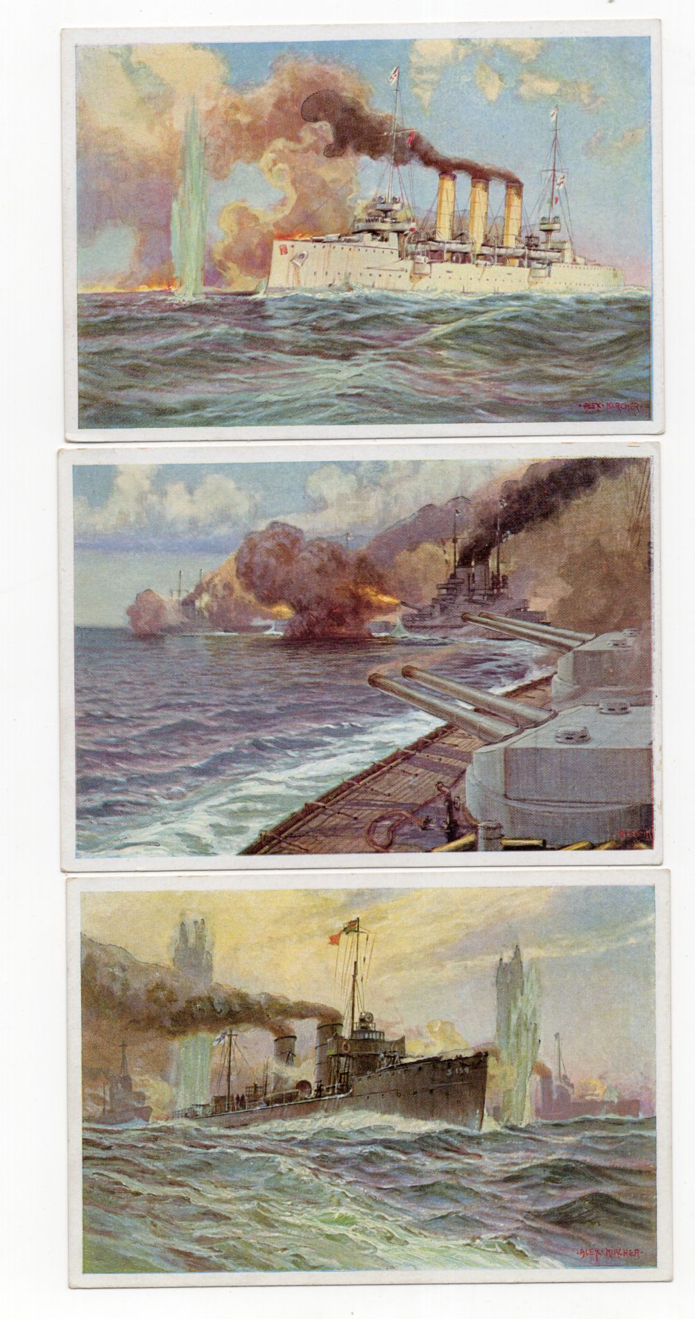 3 x Sammelbild 20 Jahre Deutsche Geschichte Deutschlands Schicksalsweg 2 Weltkrieg Marine