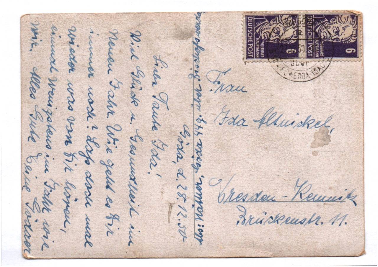 Ak Fritz Baumgarten Zwerg mit Pinguinen Neujahr Gruss 1950 Ak Fritz Baumgarten Zwerg mit Pinguinen Neujahr Gruss 1950