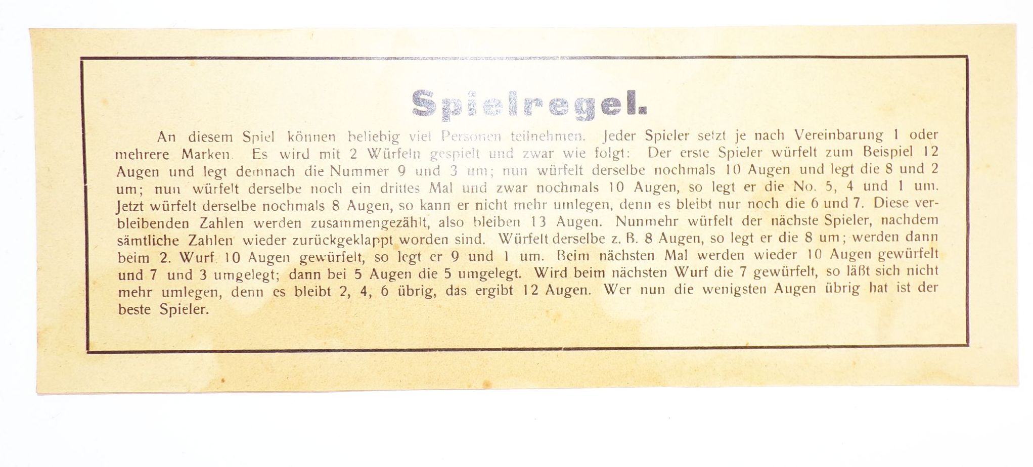 Zahlenspiel für jung und alt DRGM Gesellschaftsspiel 