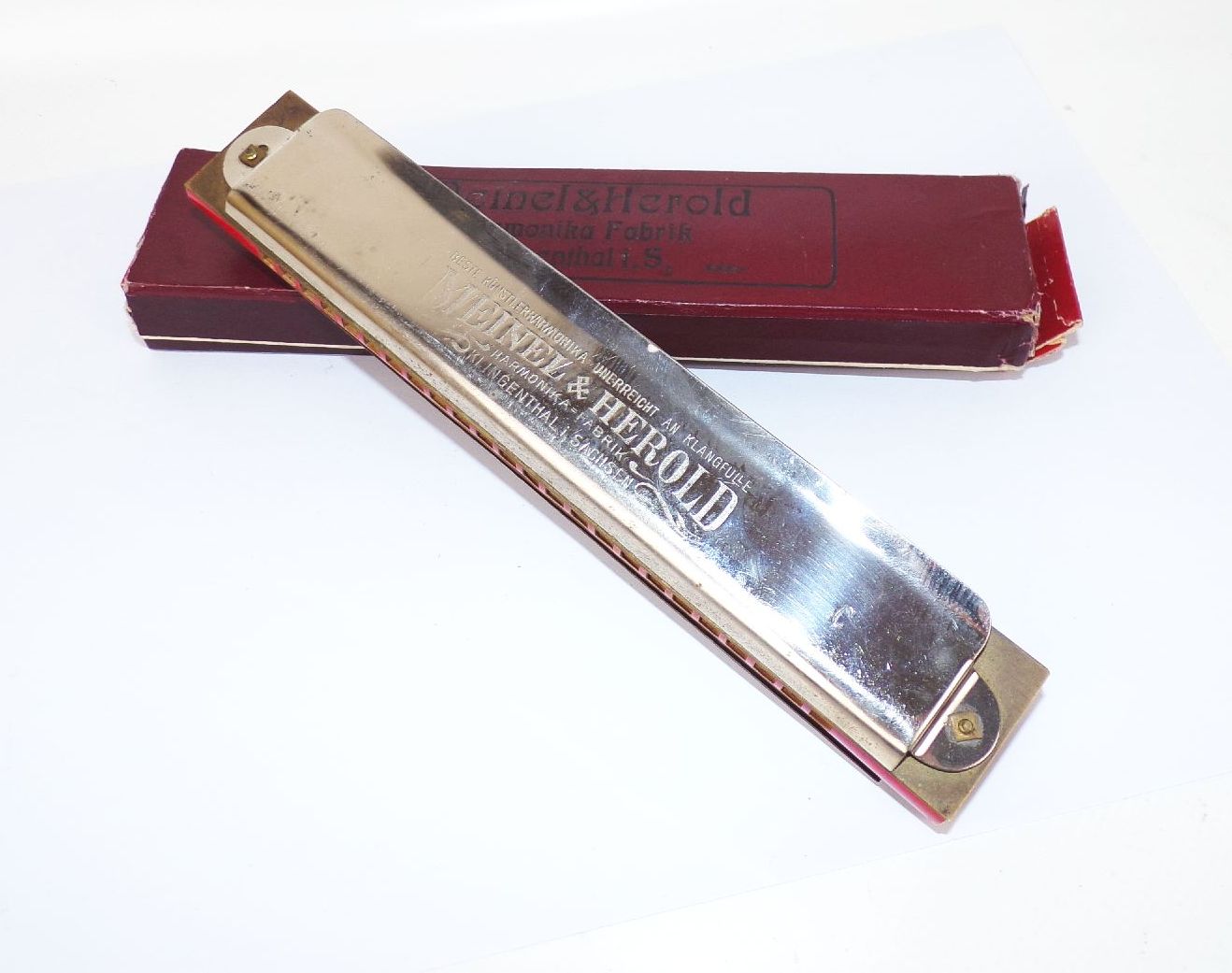 Alte Meinel Herold Klingenthal Mundharmonika 