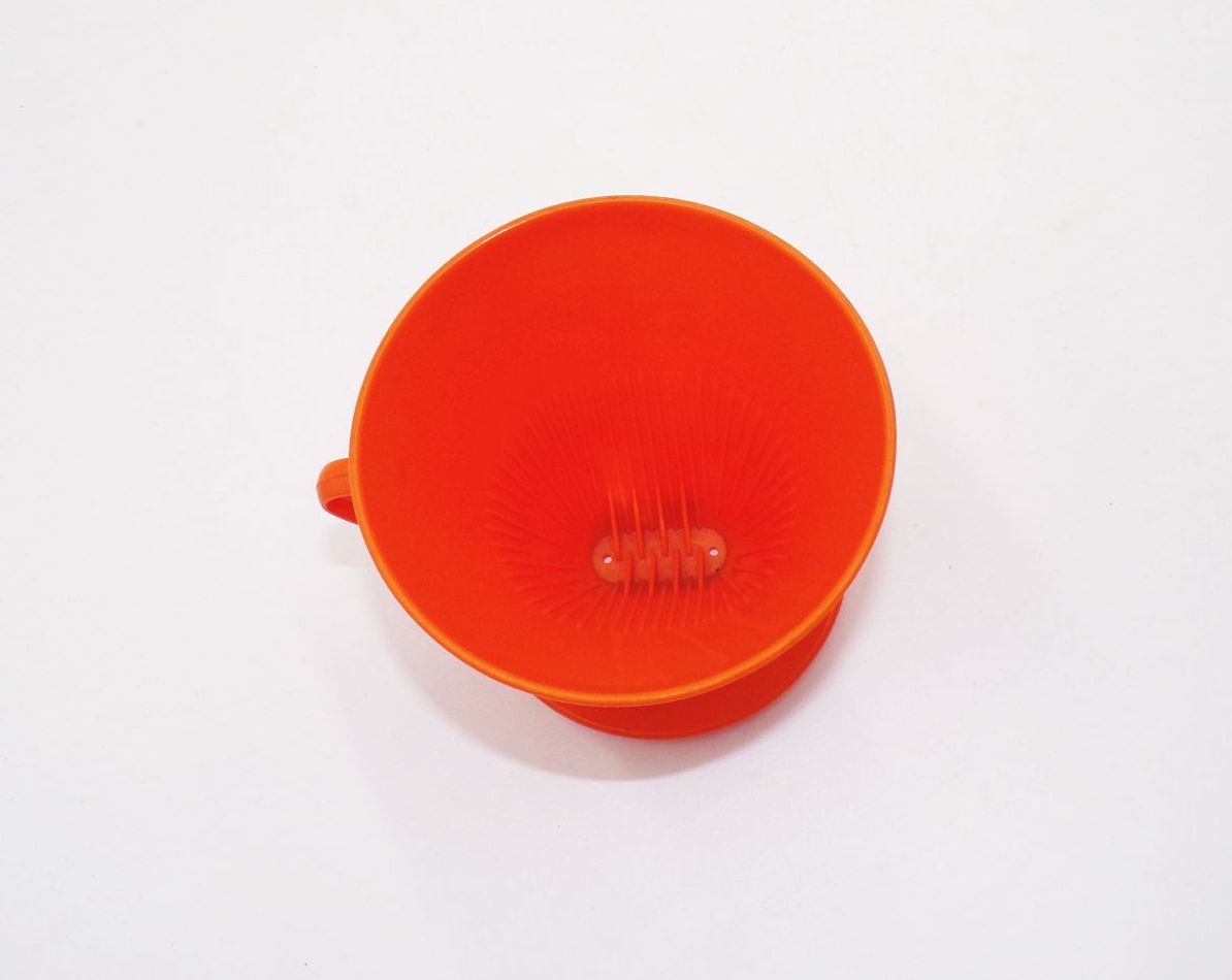 Alter Sonja Kaffeefilter Orange Kunststoff DDR 