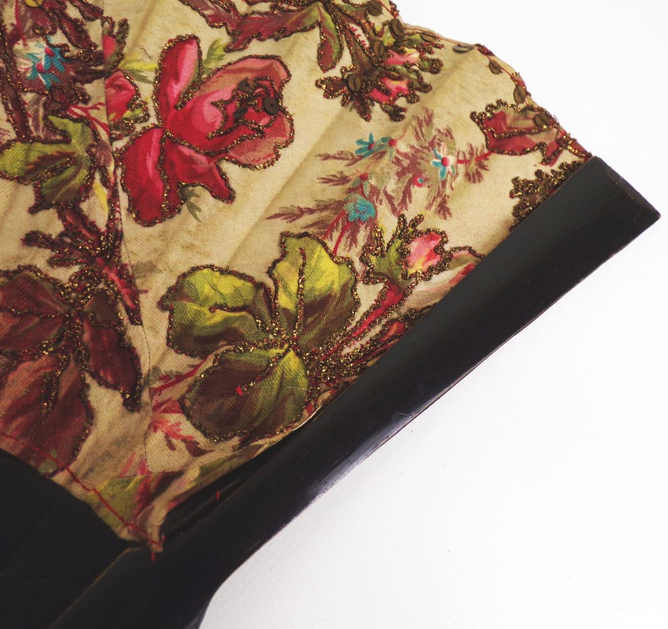 Alter Fächer Rosen Motiv Requisit Accessoire Vintage Alter Fächer Rosen Motiv Requisit Accessoire Vintage