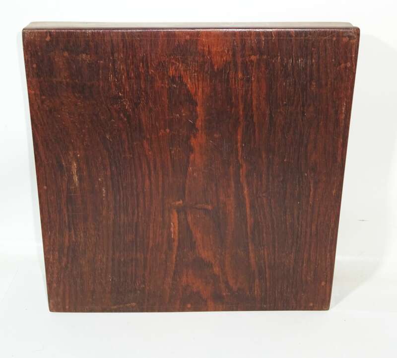 Uraltes Holz Tablett mit Intarsien Einlage Bein Dekorativ vor 1945 !