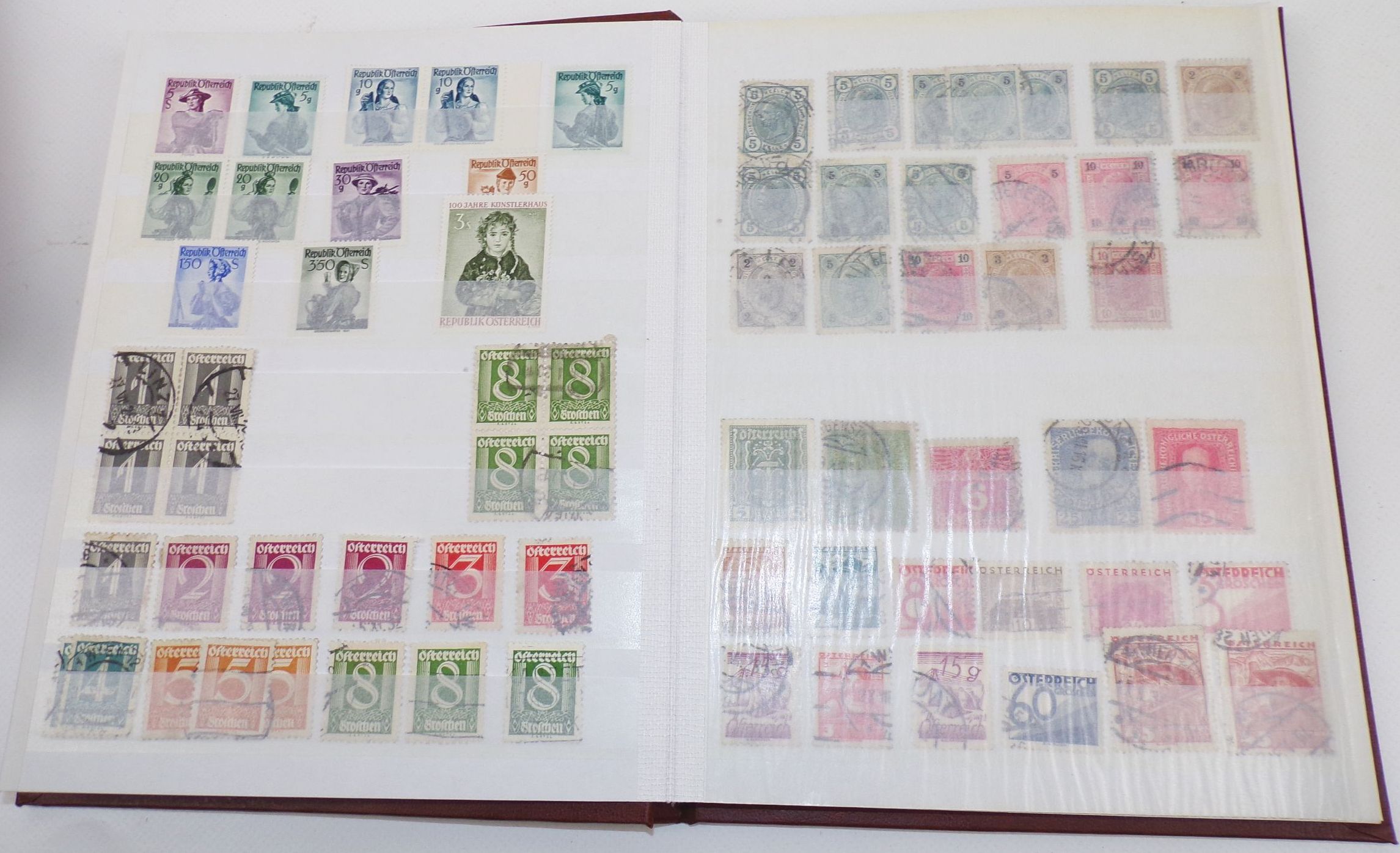 Österreich Briefmarken ab 1854 Austria aus Nachlass
