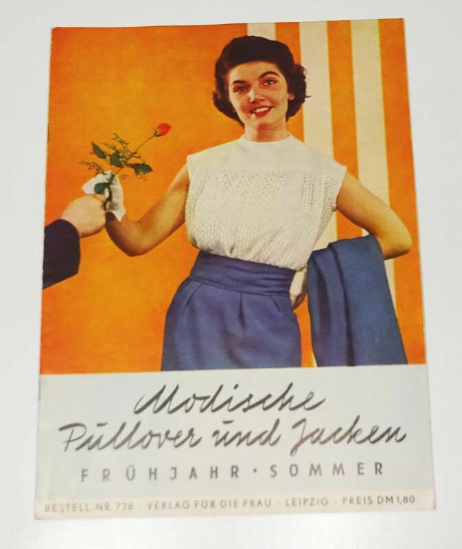 Alte Zeitschrift Modische Pullover und Jacken Bestell Nr 778 Frühjahr Sommer