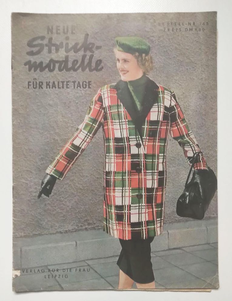 Mode Zeitschrift Neue Strick-Modelle für kalte Tage Nr 765 mit Schnittmuster