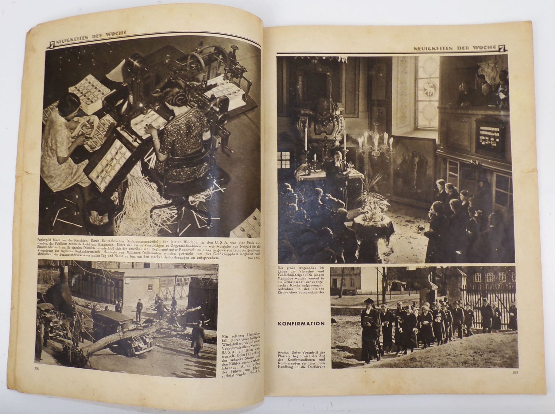 Die Woche Heft 14 April 1933 illustrierte Zeitschrift 