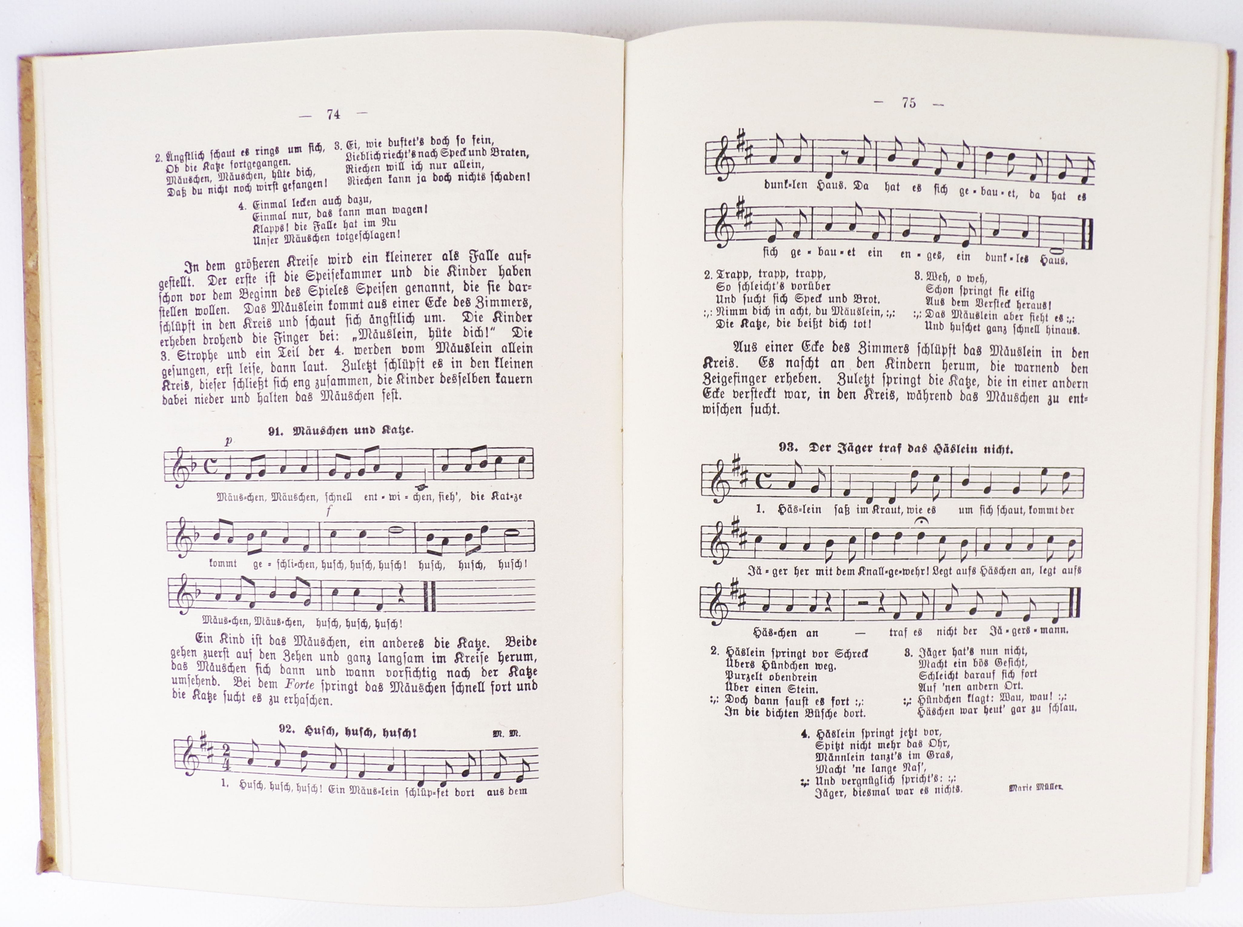 Kinderlied Kinderspiel Müller Wunderlich altes Buch Kinderlied Kinderspiel Müller Wunderlich altes Buch