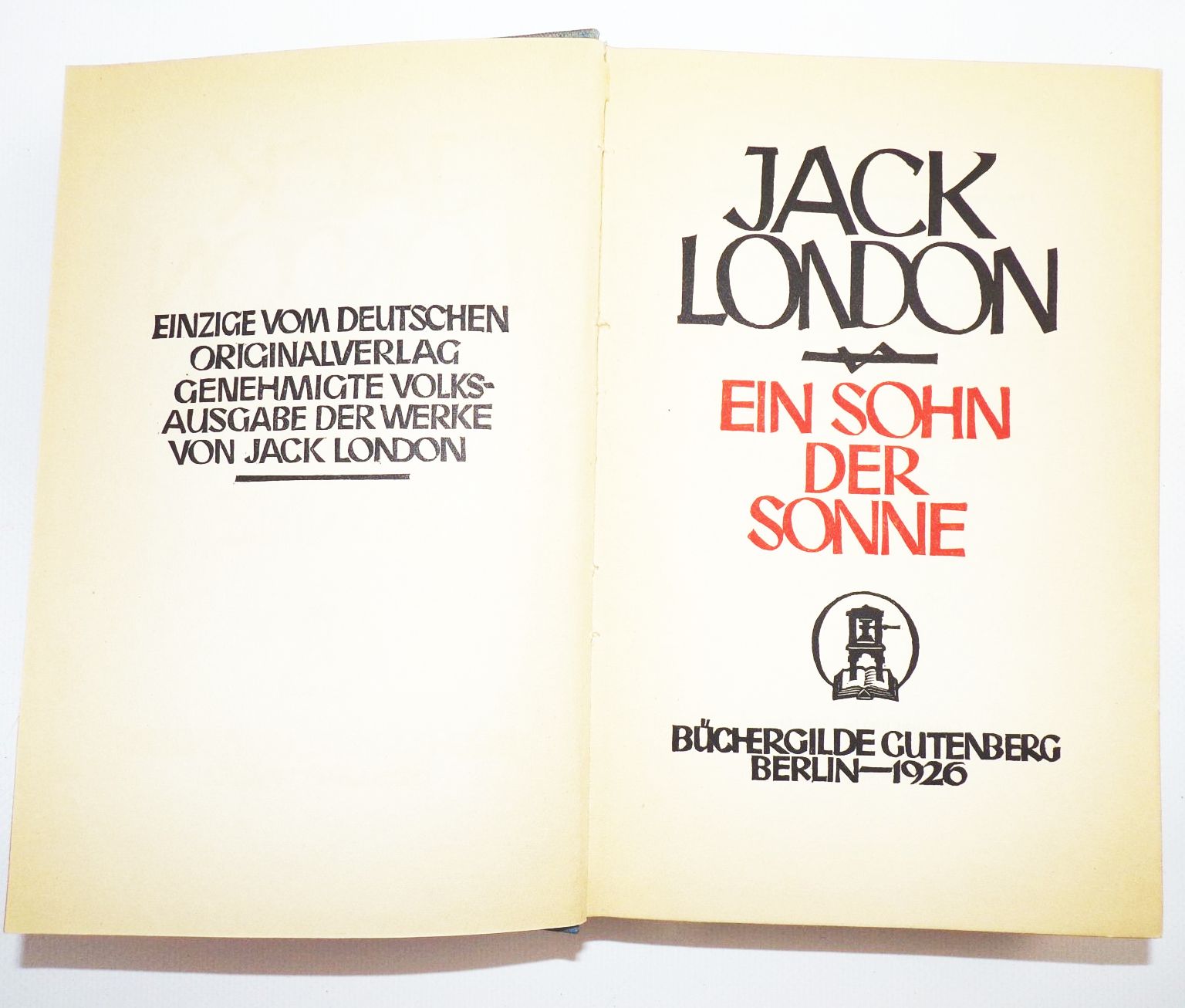 3 Bände Jack London Büchergilde Gutenberg 1928 