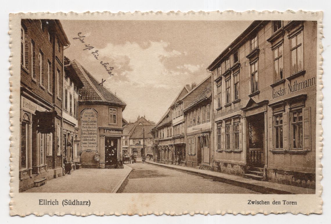 Ak Ellrich Südharz Zwischen den Toren 1929