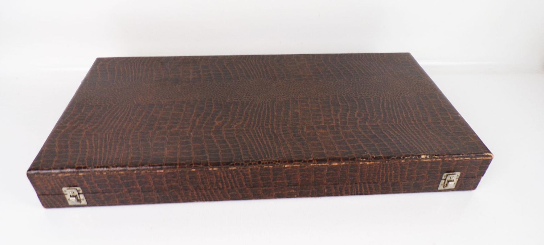 ABS Rostfrei Besteck 24 Teile Besteckkoffer Vintage DDR 