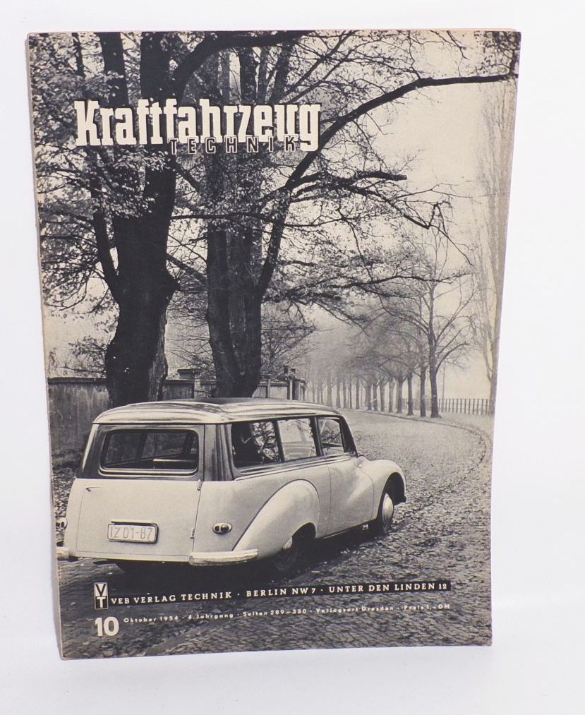 KFT Kraftfahrzeug Technik 1954 bis 1958 DDR Oldtimer Zeitschrift Auswahl