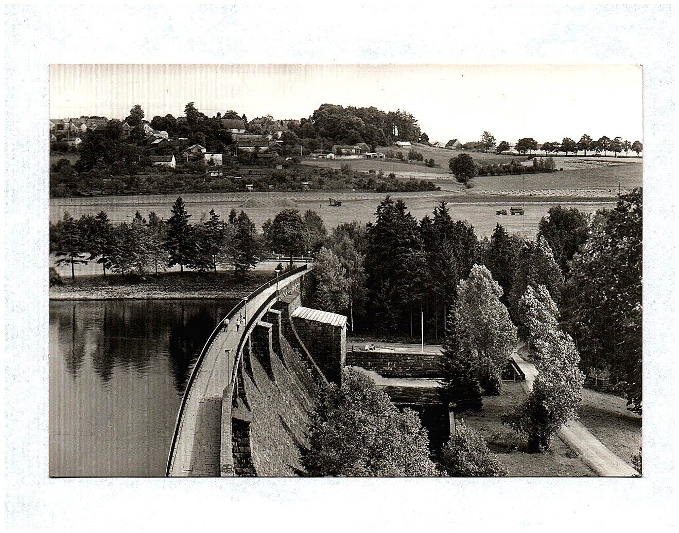 Foto Ak Talsperre Pirk Kreis Oelsnitz Spermauer Echtfoto DDR | Ak465