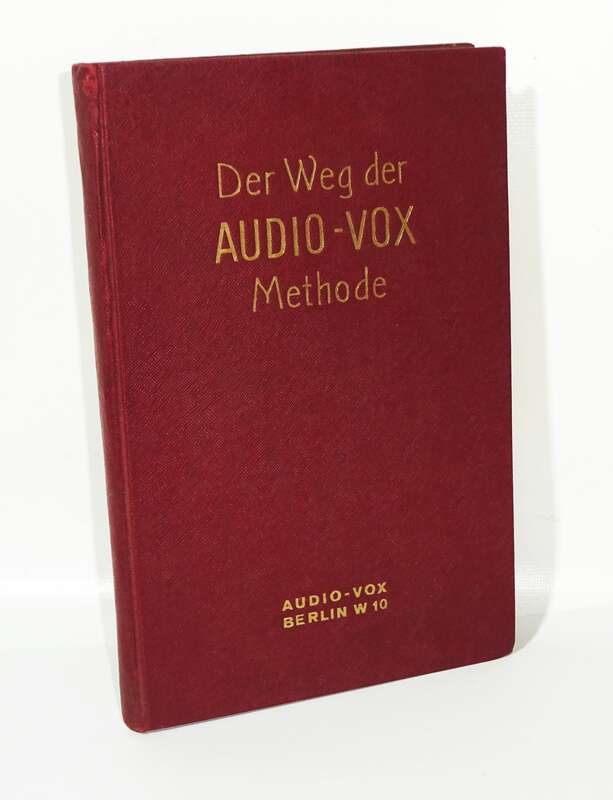 Der Weg der Audio Vox Methode 1928 Sprachen Englisch