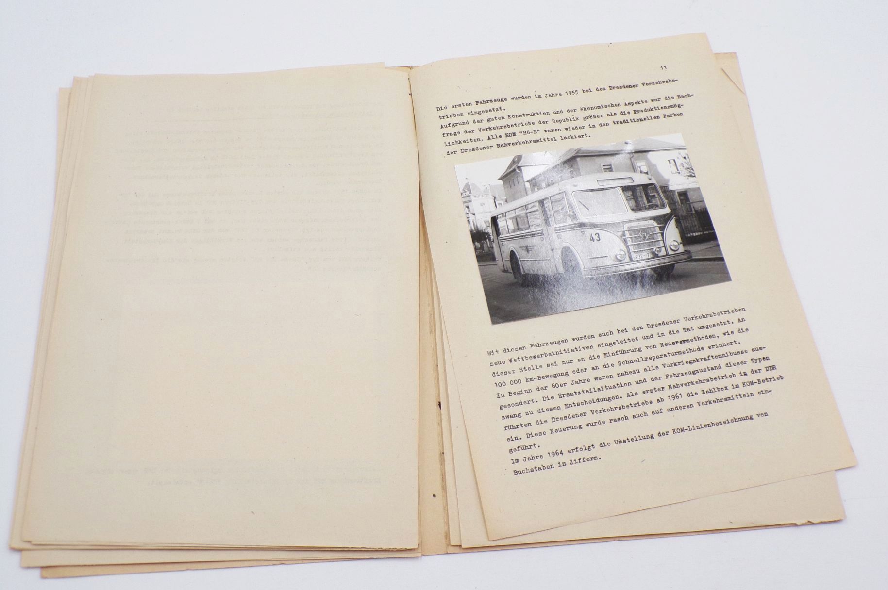 75 Jahre Omnibus Verkehr in Dresden 1989 Fotos 