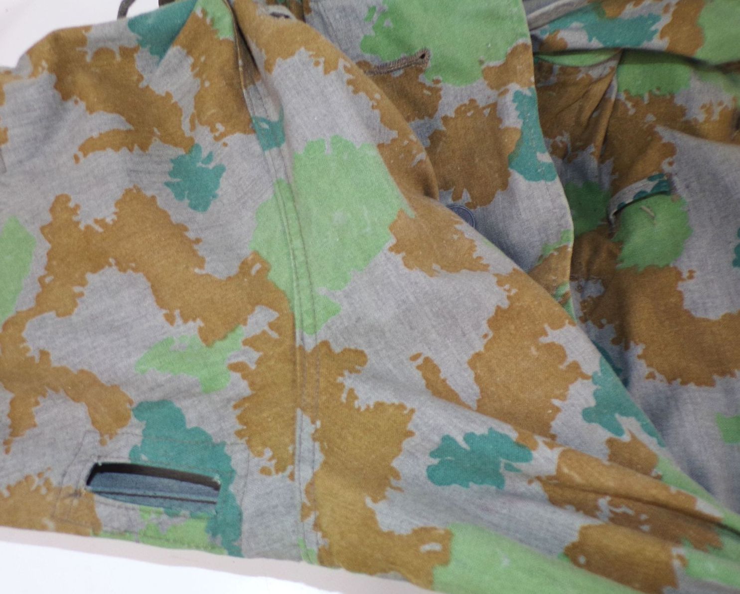 NVA Flächentarn Jacke Blumentarn Größe 1 Volksarmee Feldjacke Tarnjacke 