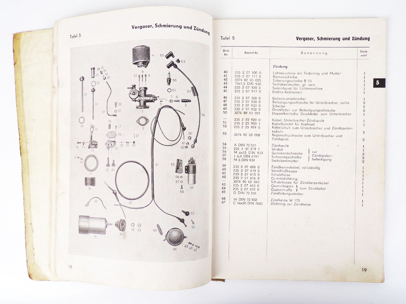 Ersatzteilliste für das 14 PS bis 350 ccm Einzylinder Kraftrad EMW R35-3 Ersatzteilliste für das 14 PS bis 350 ccm Einzylinder Kraftrad EMW R35-3