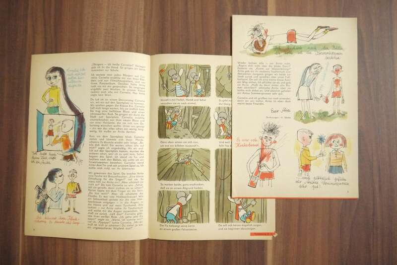 Atze DDR Schönen Gruß an die Mars Bewohner Comic 1964 Heft 10