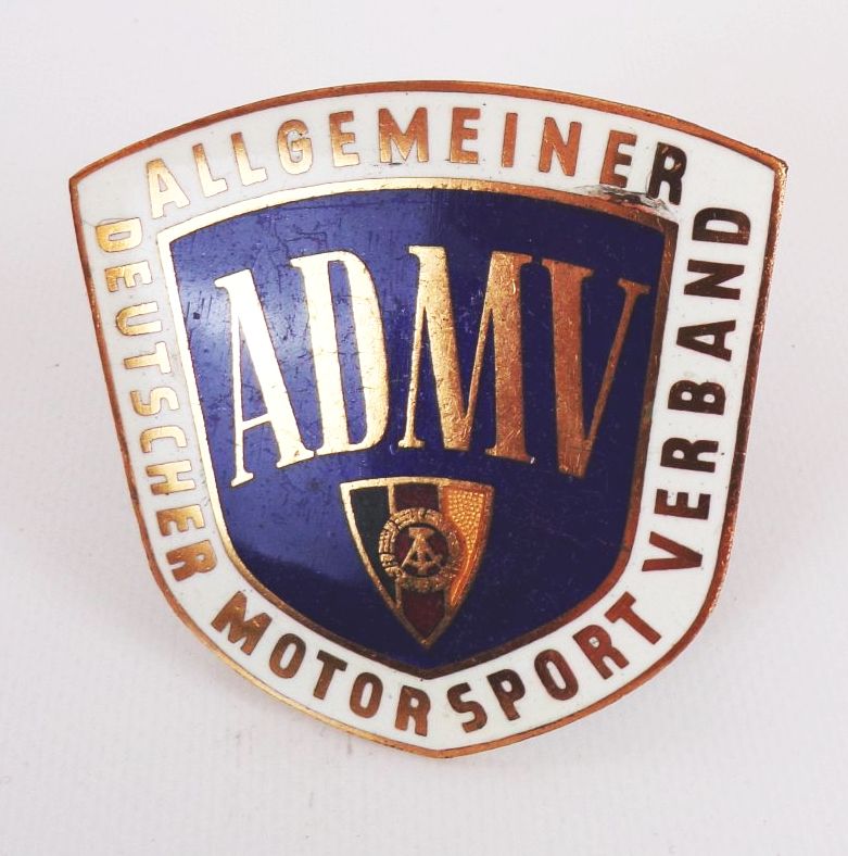 AMDV Plakette DDR Emaille Kühlergrill GDR Wartburg Trabant Oldtimer Rallye AMDV Plakette DDR Emaille Kühlergrill GDR Wartburg Trabant Oldtimer Rallye