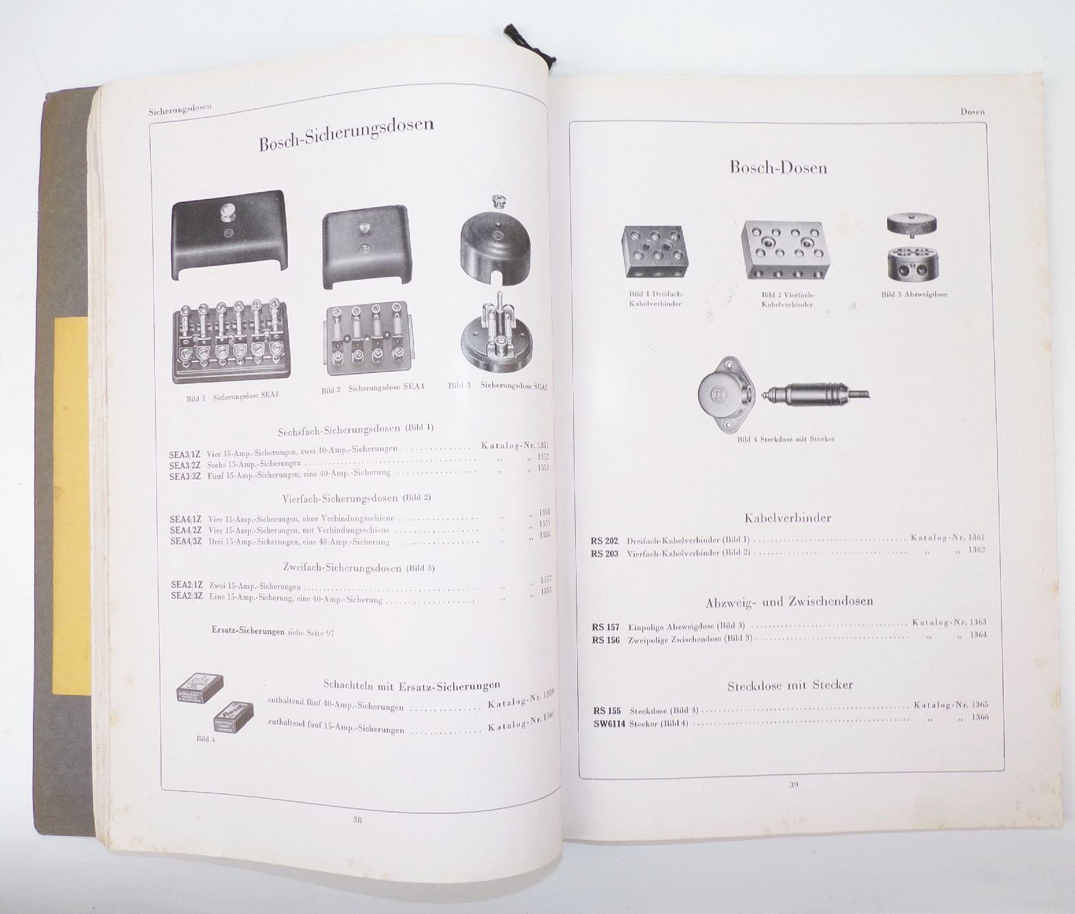 Bosch Katalog 1931 KfZ Zubehör Automoblil Motorrad Teile Oldtimer 