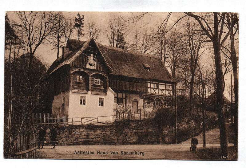 Ak ältestes Haus von Neusalza Spremberg 