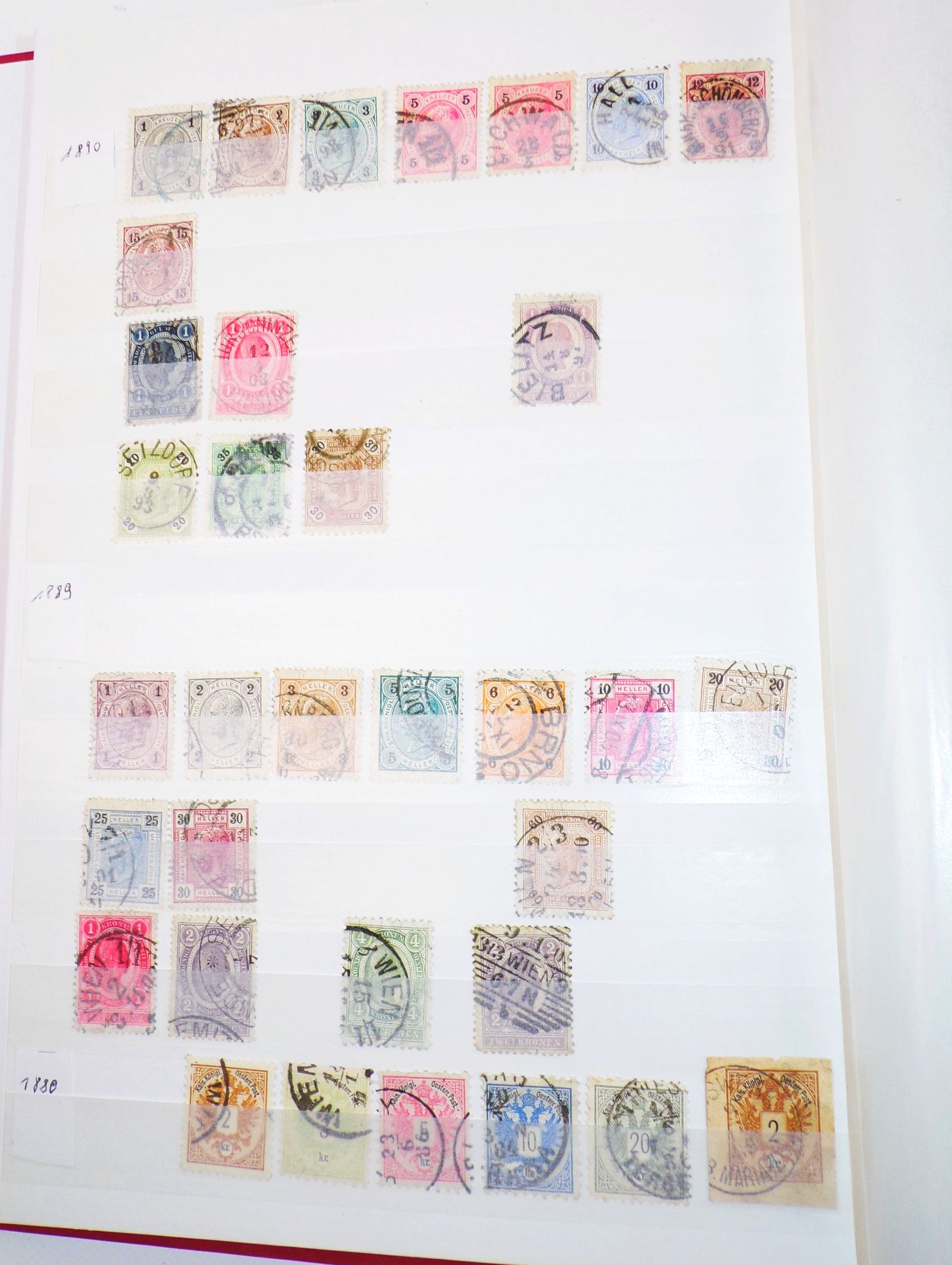Österreich Briefmarken ab 1854 Austria aus Nachlass