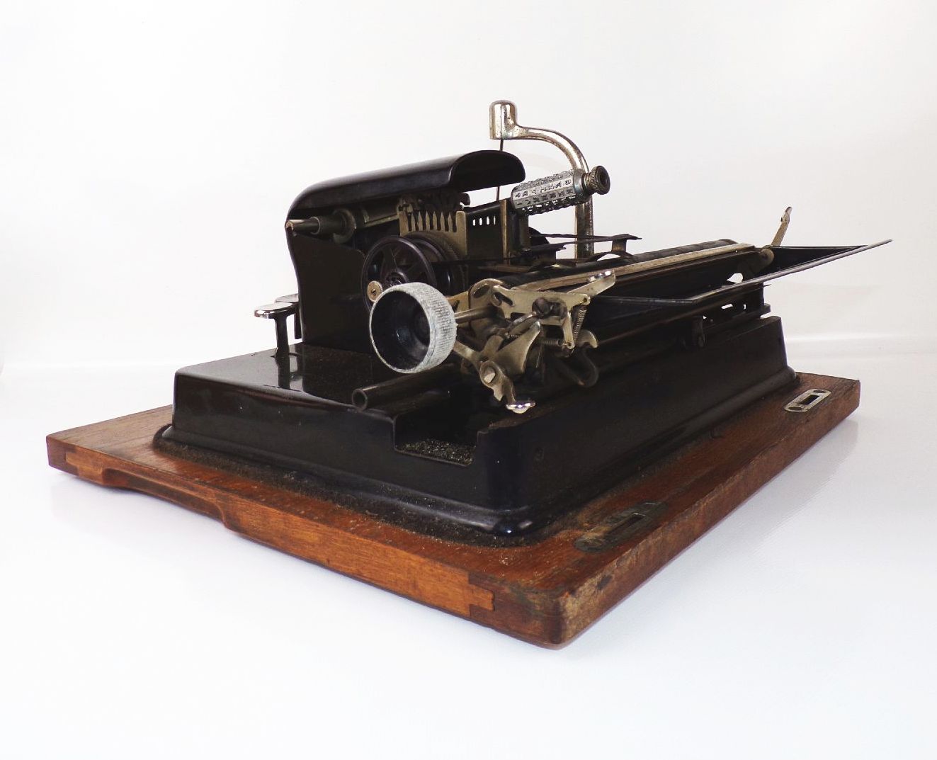 Alte Mignon Schreibmaschine typewriter Holzkoffer Alte Mignon Schreibmaschine typewriter Holzkoffer