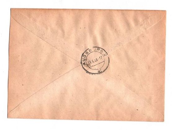 Einschreibe Brief 1948 Alliierte Besetzung R München Sonderpostamt 138 Eilbote 1948