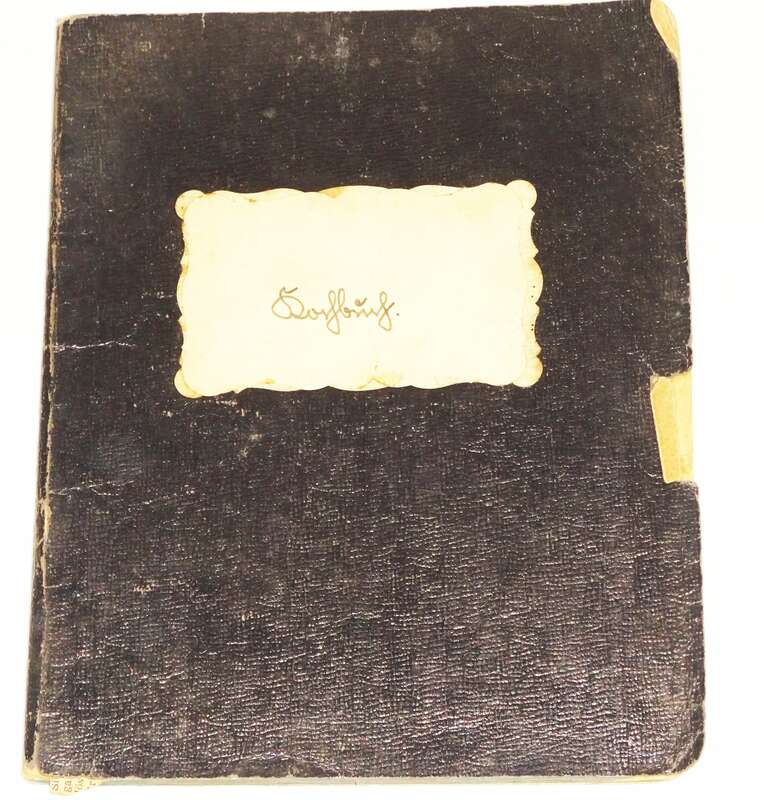Handgeschriebenes Kochbuch vor 1945  Rezepte Kochen Braten