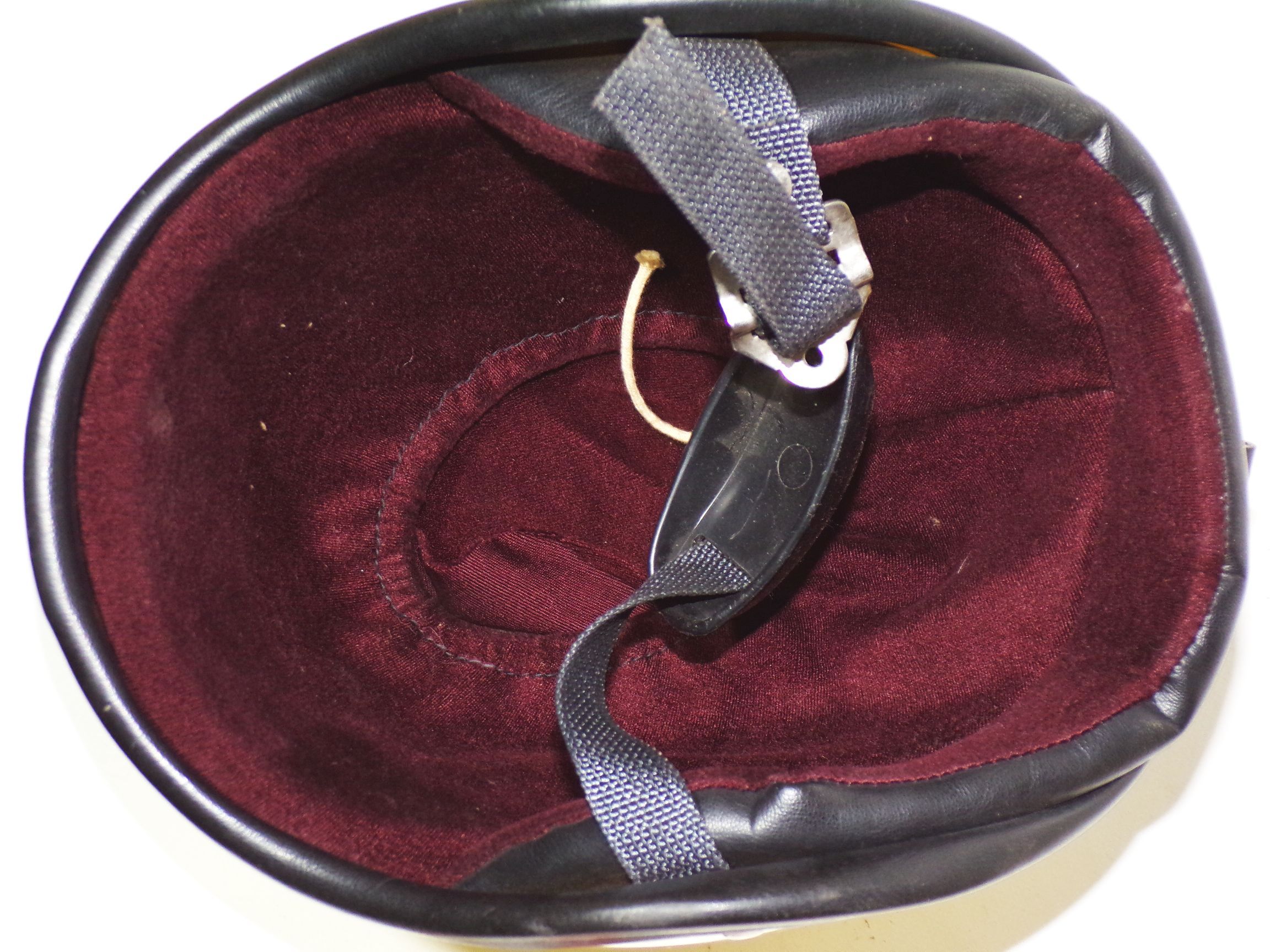 DDR Halbschale Mopedhelm Gelb Größe 58 mit Brille Eierschale 