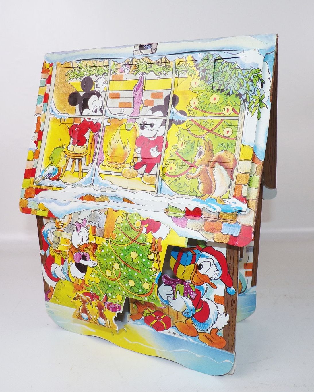 Alter Adventskalender Haus Micky Maus Disney 