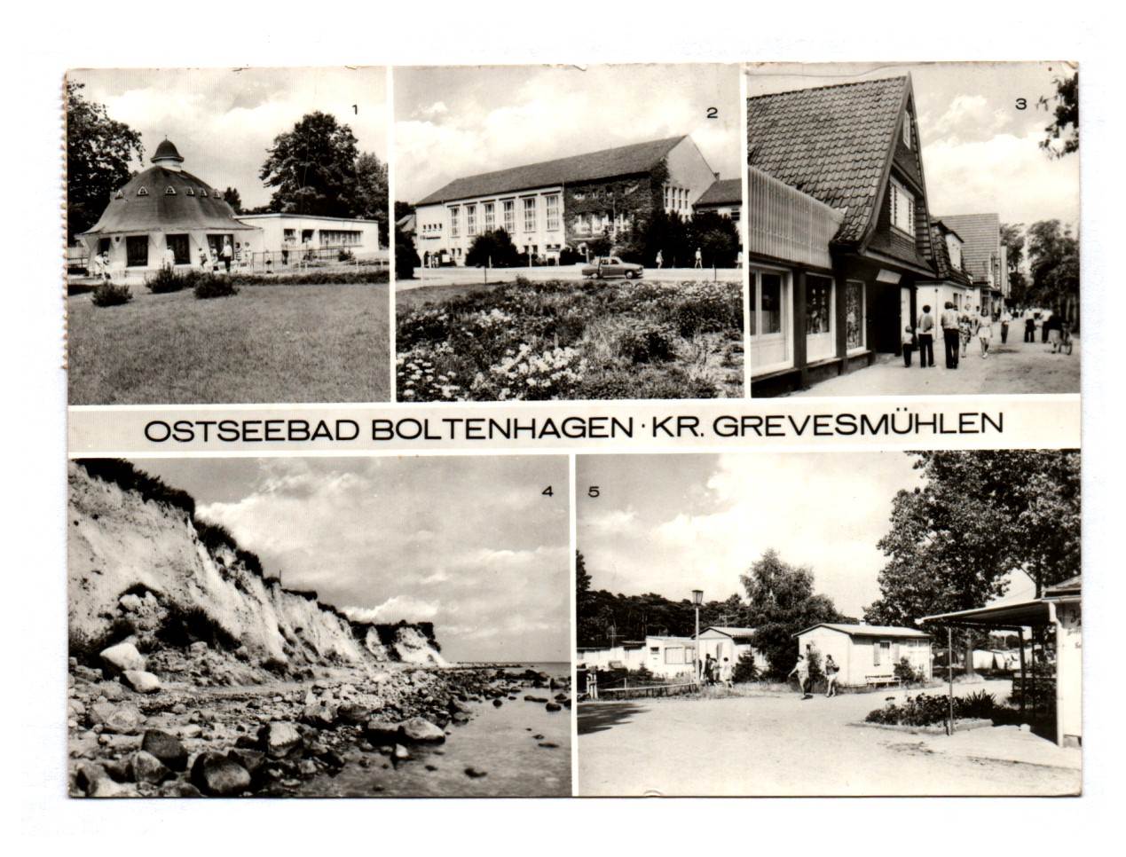 Ak Ostseebad Boltenhagen Kr Grevesmühlen Pavillon mit Bar FDGB Erholungsheim Steilküste DDR 1977 Ak Ostseebad Boltenhagen Kr Grevesmühlen Pavillon mit Bar FDGB Erholungsheim Steilküste DDR 1977
