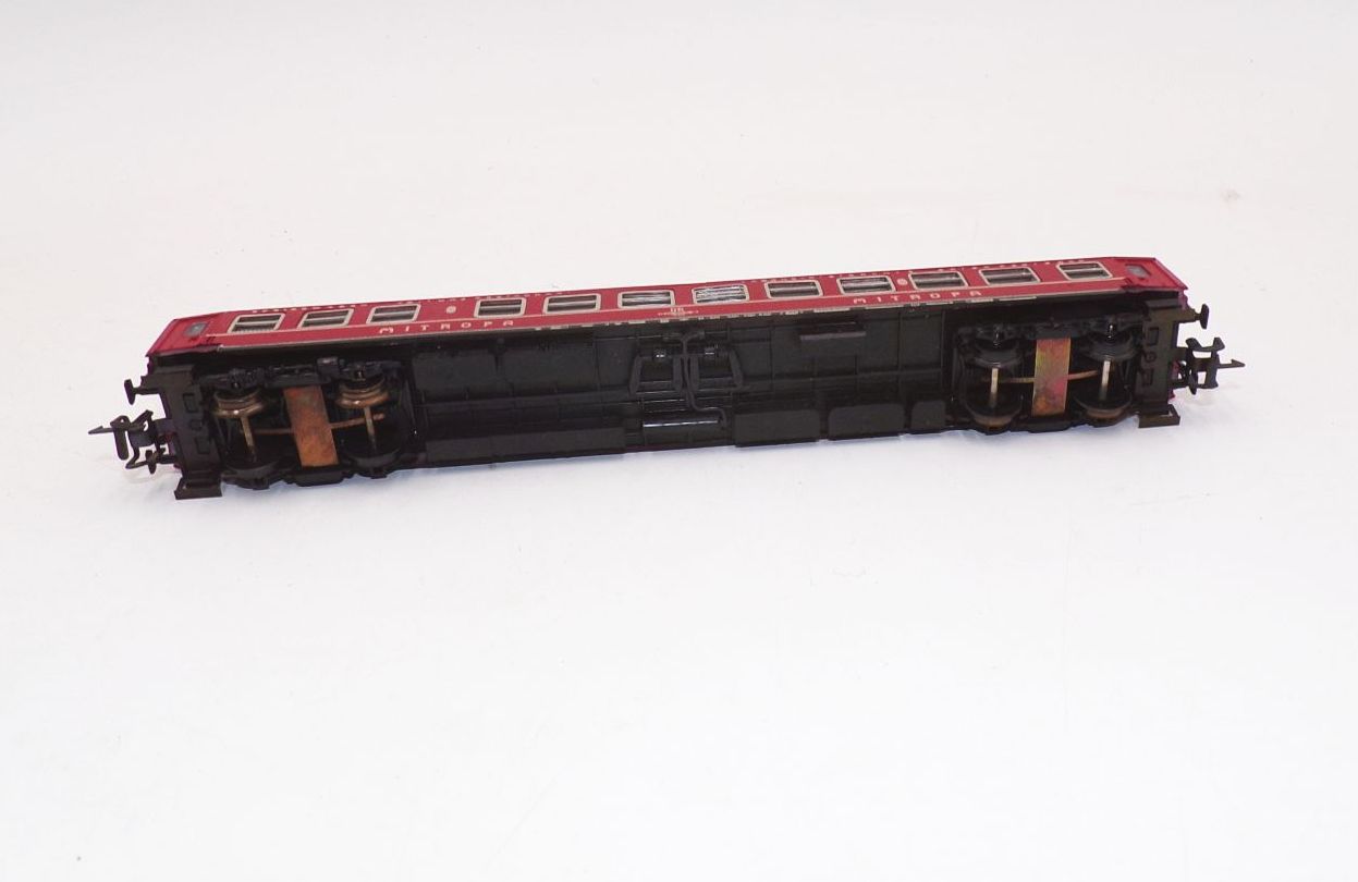 Zeuke Mitropa Personenwagen DR rot Spur TT Zeuke Mitropa Personenwagen DR rot Spur TT