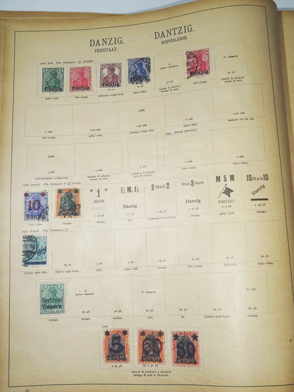 Schwaneberger Briefmarkenalbum Union Ausgabe 1924 Briefmarken
